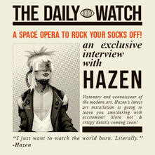 Newspaper featuring Hazen